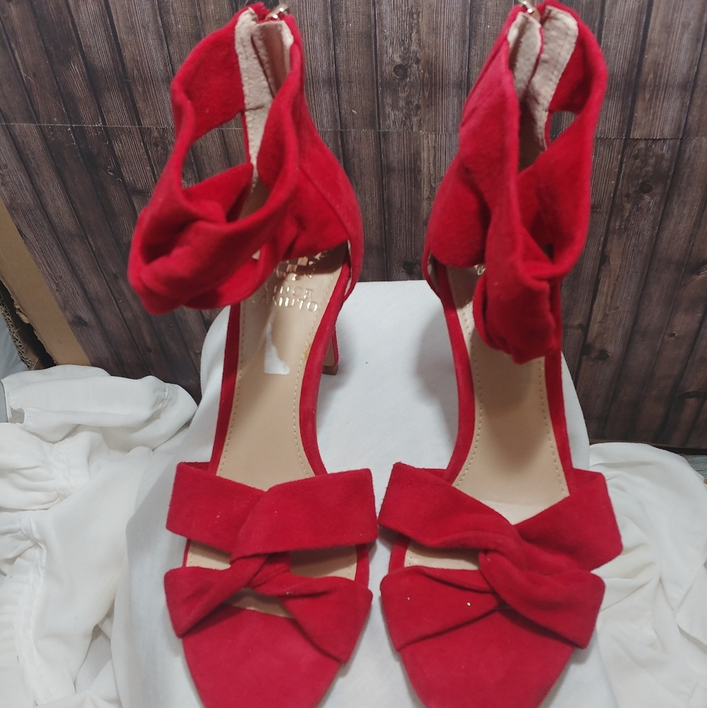 Vince Camuto Red Strappy Sandals